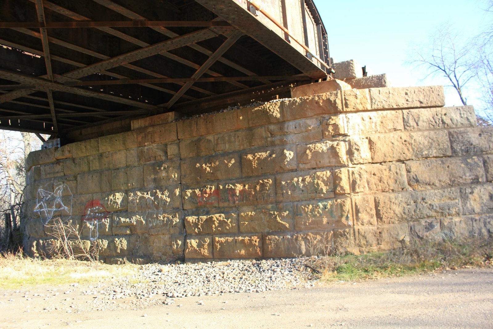 East abutment